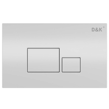 Клавиша смыва D&K Quadro белая DB1519016 - фото, отзывы, цена