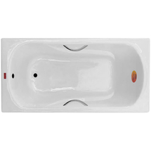 Чугунная ванна Finn Respekt 160x80 с отверстиями под ручки и антискольжением - фото, отзывы, цена