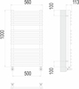 Полотенцесушитель водяной Terminus Кремона П16 500х1000 - фото, отзывы, цена
