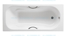 Чугунная ванна Roca MALIBU 170х70 с отверстиями для ручек, 2333G0000 - фото, отзывы, цена