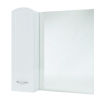 Зеркальный шкаф Bellezza Амелия-70, белый, левый - фото, отзывы, цена