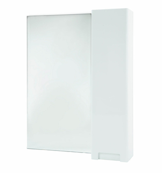 Зеркальный шкаф Bellezza Пегас-80, белый, правый - фото, отзывы, цена