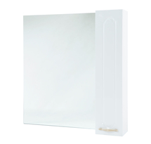Зеркальный шкаф Bellezza Тиффани-75, белый, левый/правый - фото, отзывы, цена