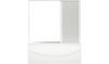 Шторка для ванны BAS Кэмерон, стекло Грэйп, 120х145см, ШТ00030 - фото, отзывы, цена