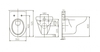 Унитаз подвесной Rosa Элеганс, сиденье микролифт - фото, отзывы, цена