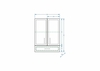 Шкаф подвесной Stella Polar Концепт 60/80, 1 ящик, белый - фото, отзывы, цена