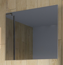 Зеркало Stella Polar Абигель 70, серый / цемент, графит - фото, отзывы, цена