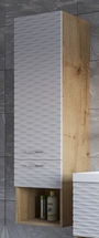 Шкаф-пенал подвесной Stella Polar Ундина 35, белый / бунратти - фото, отзывы, цена