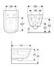 Унитаз подвесной Geberit Renova Plan, безободковый, 500.378.01.1 с крышкой микролифт - фото, отзывы, цена