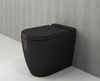 Унитаз приставной Bocchi Venezia, матовый черный, 1301-004-0129 (без сидения) - фото, отзывы, цена