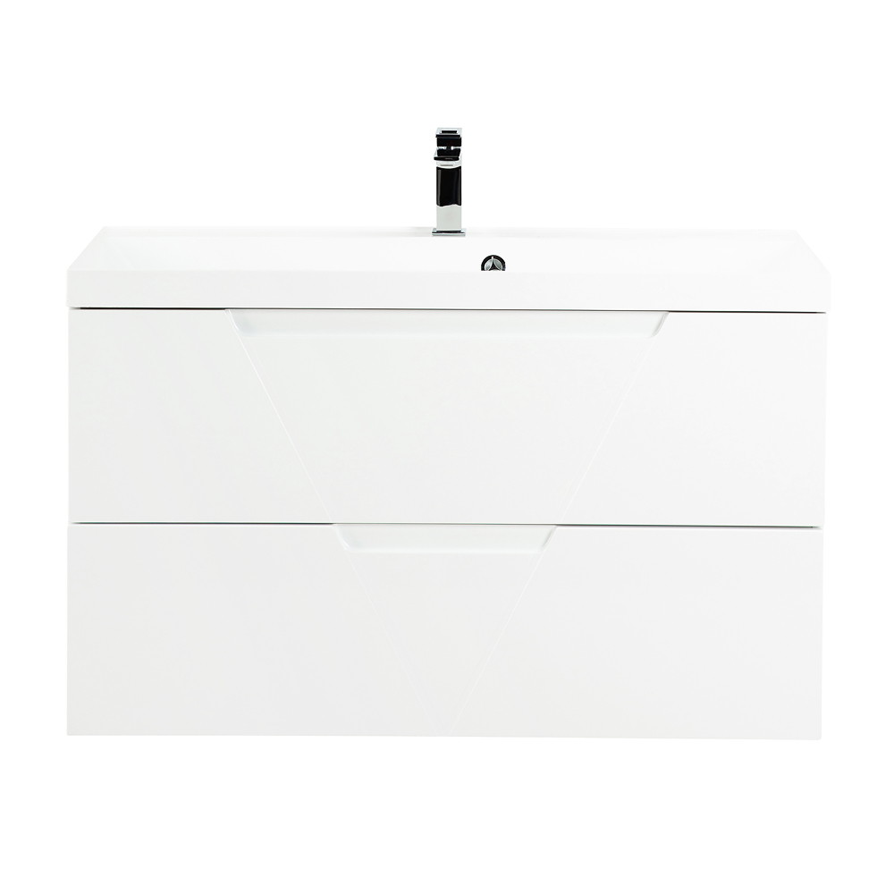 Тумба с раковиной belbagno marino 100 bianco opaco