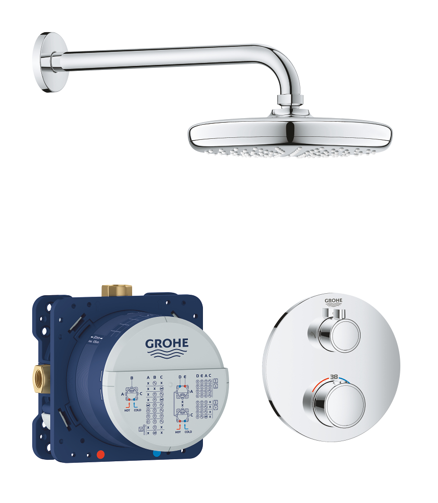 Душевая стойка grohe 26 305 монтаж