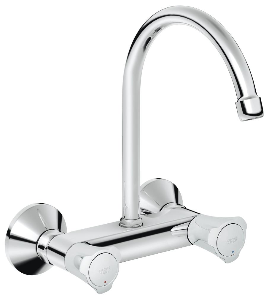 Смеситель для кухни grohe costa l настенный