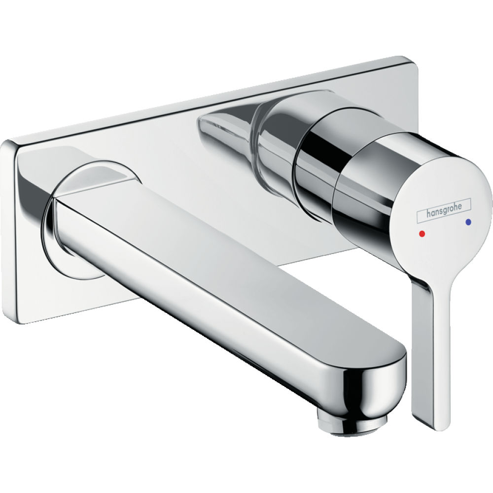 Смеситель Hansgrohe Metris S для раковины настенный с длинным изливом, хром  31163000 - купить по выгодной цене в интернет-магазине АллоВанна