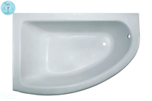 Ванна из литьевого мрамора Marmo Bagno Альба 170х110, левая, MB-BL170-110 - фото, отзывы, цена