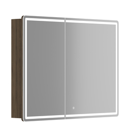 Зеркальный шкаф Sancos Mirror 100, с LED подсветкой, дуб чарльстон, MI100ECH - фото, отзывы, цена