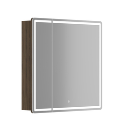 Зеркальный шкаф Sancos Mirror 80, с LED подсветкой, дуб чарльстон, MI80ECH - фото, отзывы, цена