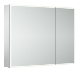 Зеркальный шкаф Sancos Evoke 90, с LED подсветкой, управление взмахом руки, серый, SC8090 - фото, отзывы, цена