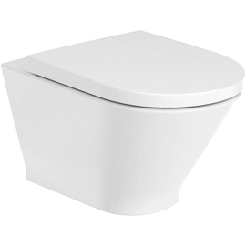 Унитаз подвесной Roca The Gap Round с крышкой-сиденьем микролифт, 3460NL000+801D12007 - фото, отзывы, цена