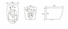 Унитаз подвесной безободковый Art & Max Imola AM217CHR с креплением - фото, отзывы, цена