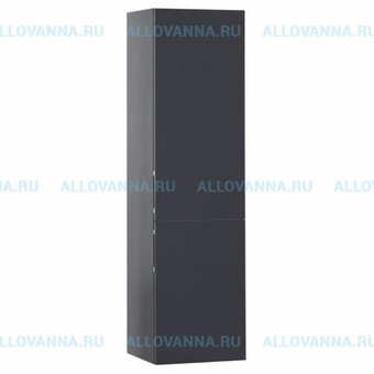 Шкаф-пенал Aquanet Алвита 40 серый антрацит - фото, отзывы, цена