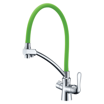 Смеситель Lemark Comfort LM3070C-Green для кухни  с подключением к фильтру с питьевой водой - фото, отзывы, цена
