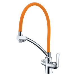 Смеситель Lemark Comfort LM3070C-Orange для кухни  с подключением к фильтру с питьевой водой - фото, отзывы, цена