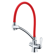 Смеситель Lemark Comfort LM3070C-Red для кухни  с подключением к фильтру с питьевой водой - фото, отзывы, цена