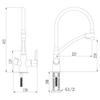 Смеситель Lemark Comfort LM3070C-White для кухни с подключением к фильтру с питьевой водой - фото, отзывы, цена