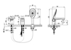 Смеситель Lemark Shift LM4347C для ванны - фото, отзывы, цена