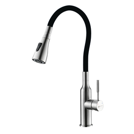 Смеситель Lemark Expert LM5082S-Black для кухни с гибким изливом - фото, отзывы, цена