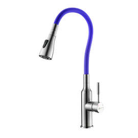 Смеситель Lemark Expert LM5082S-Violet для кухни с гибким изливом - фото, отзывы, цена