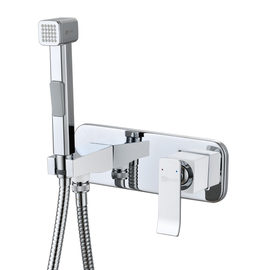 Смеситель Lemark Contest LM5819CW с гигиеническим душем, встраиваемый - фото, отзывы, цена
