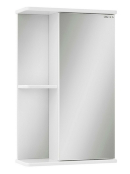 Зеркало-шкаф Onika Карина 45, белый - фото, отзывы, цена