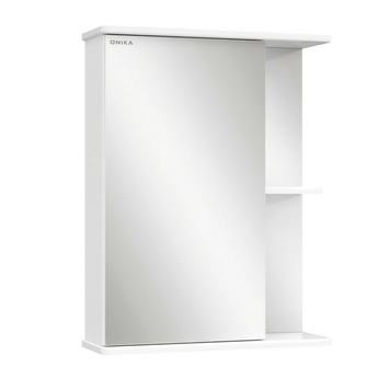 Зеркало-шкаф Onika Карина 50, белый - фото, отзывы, цена