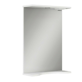 Зеркало Onika Коралл 55 с подсветкой, белое - фото, отзывы, цена