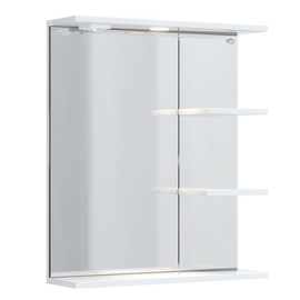 Зеркало Onika Коралл 60 с подсветкой, белое - фото, отзывы, цена