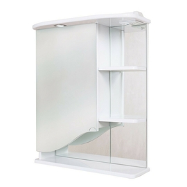 Зеркало-шкаф Onika Виола 60 с подсветкой, левый, белый - фото, отзывы, цена