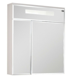 Зеркало-шкаф Onika Сигма 60 c LED подсветкой, белый - фото, отзывы, цена