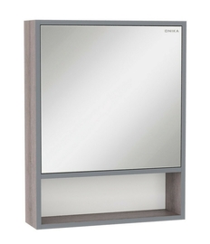 Зеркало-шкаф Onika Натали 60 правый, ясень таормина - фото, отзывы, цена