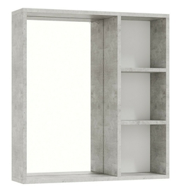 Зеркало-шкаф Onika Девис 65, бетон чикаго - фото, отзывы, цена