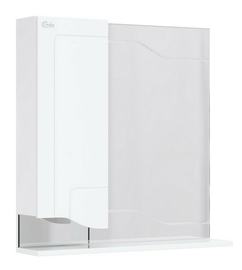 Зеркало-шкаф Onika Веронэлла 75, левый, белый - фото, отзывы, цена