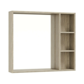 Зеркало-шкаф Onika Тимбер 80, дуб сонома - фото, отзывы, цена