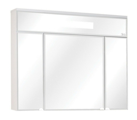 Зеркало-шкаф Onika Сигма 90 c LED подсветкой, белый - фото, отзывы, цена