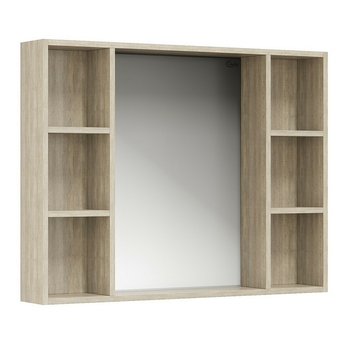 Зеркало-шкаф Onika Тимбер 100, дуб сонома - фото, отзывы, цена