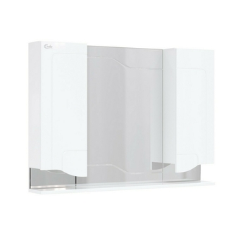 Зеркало-шкаф Onika Веронэлла 105, белый - фото, отзывы, цена