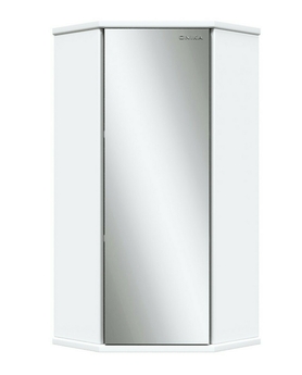 Зеркало-шкаф Onika Модерн 34 угловой, белый - фото, отзывы, цена