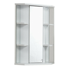 Зеркало-шкаф Onika Кредо 35, угловой, белый - фото, отзывы, цена
