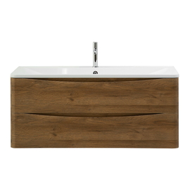 Тумба с раковиной подвесная BelBagno ACQUA 120 Rovere Rustico, раковина белая - фото, отзывы, цена