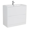 Тумба с раковиной напольная BelBagno ACQUA 80 Bianco Lucido, раковина белая - фото, отзывы, цена